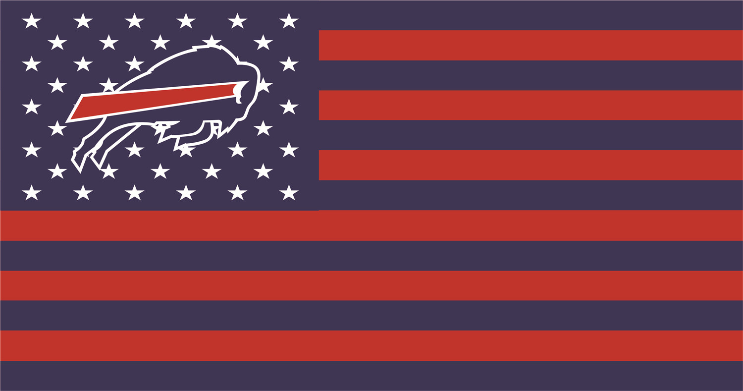 Buffalo Bills Flags fabric transfer